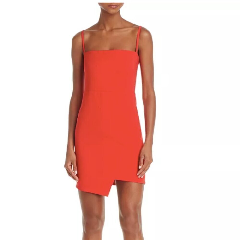 Nookie Billy Mini Dress in Red‎ Flame sz S